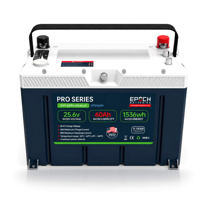 Epoch Batteries 24V 60Ah (1.54kWh) Pro Series LiFePO4 Battery - Off Grid Stores