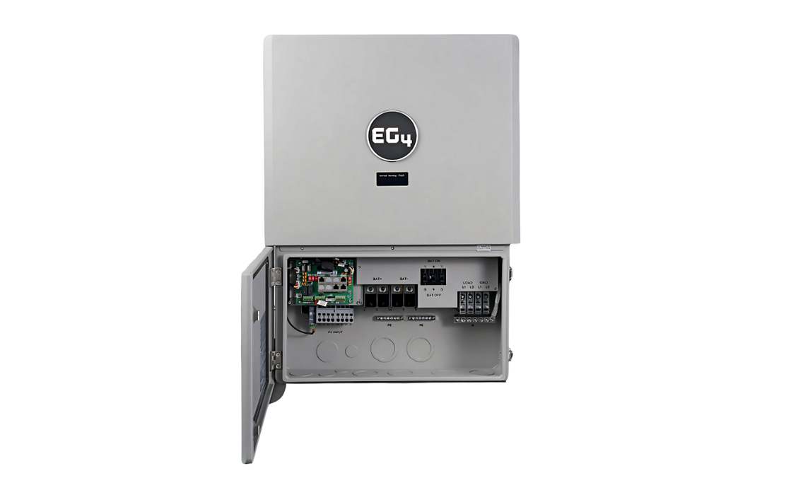 EG4 48V WallMount Indoor LiFePO4 Battery (14.3kWh-57.3kWh) + FlexBoss18 13kW 48V Split Phase AC Hybrid Inverter