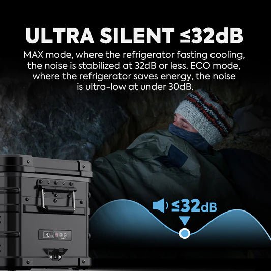ICECO APL20 20 LT Light Duty Aluminum Black Freezer Single Zone - Off Grid Stores