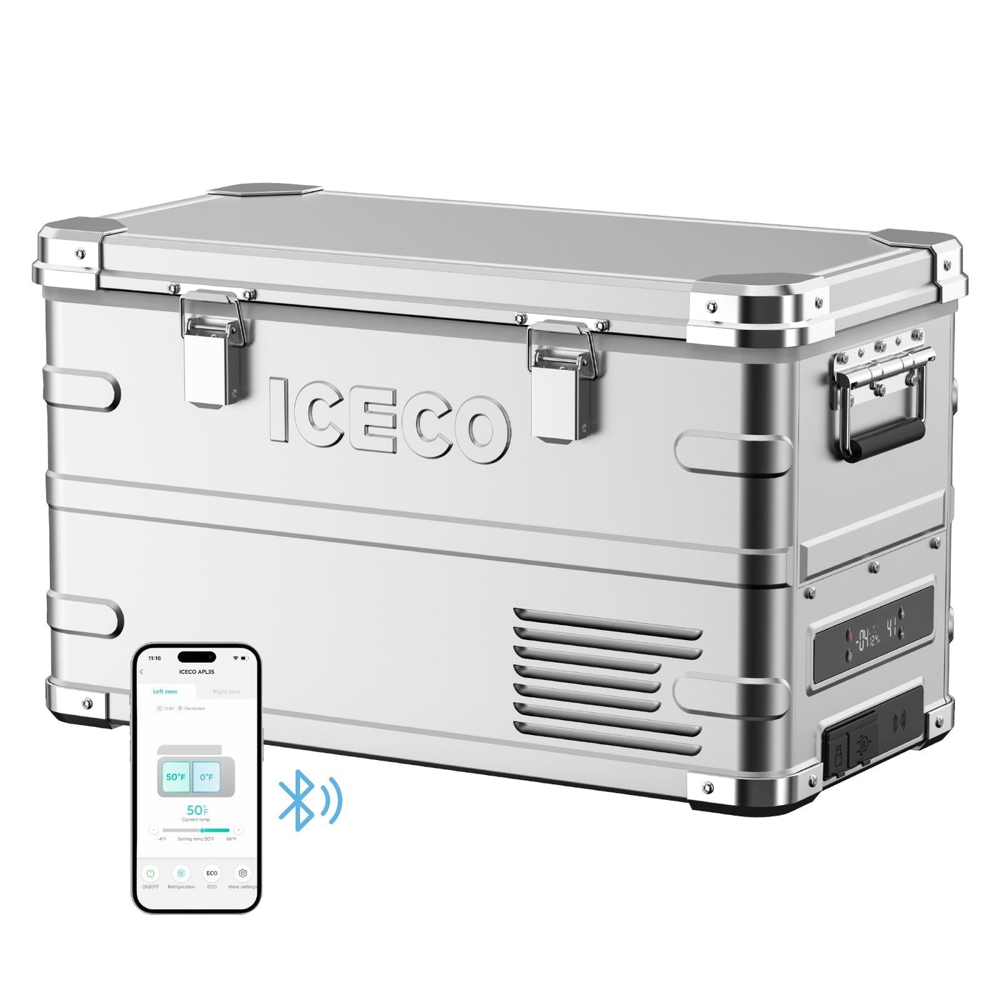 ICECO APL35 35L Ultralight Dual Zone Aluminum Fridge Refrigerator - Off ...