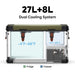 ICECO Jeep APL35 35L Ultralight Dual Zone Aluminum Freezer in Olive - Off Grid Stores