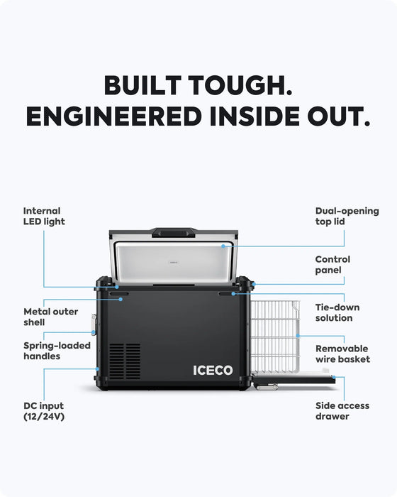 ICECO VL45Plus Single Zone 3-Way Access Portable Freezer - Off Grid Stores