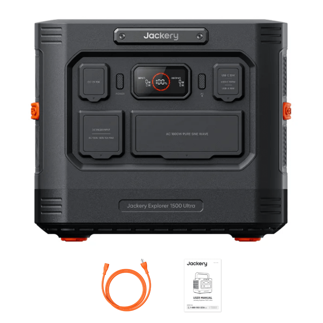 Jackery Explorer 1500 Ultra Portable Power Station - Off Grid Stores Jackery Explorer 1500 Ultra Portable Power Station - Off Grid Stores