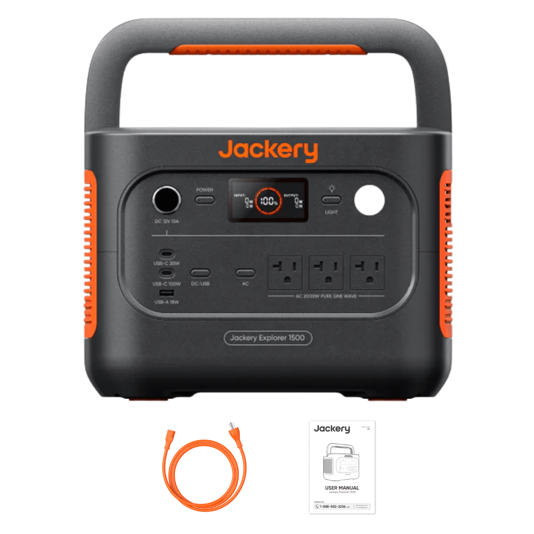 Jackery Explorer 1500 v2 Solar Generator