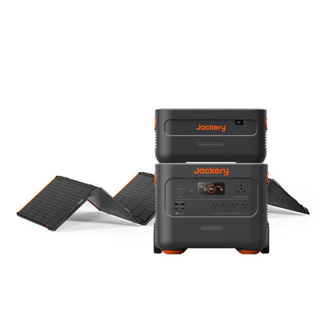 Jackery Explorer 2000 Plus Solar Generator Kit (4kWh) + SolarSaga 500 X - Off Grid Stores