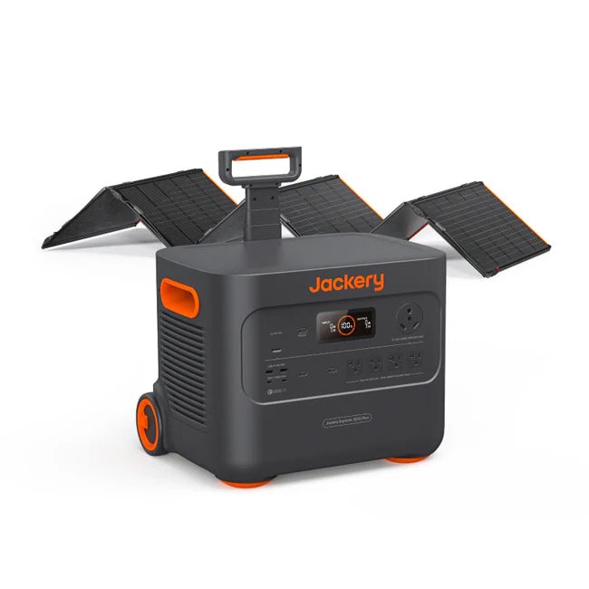 Jackery Explorer 2000 Plus Solar Generator + SolarSaga 500 X - Off Grid Stores