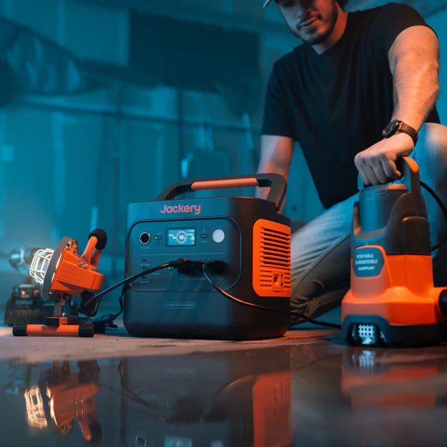 Jackery Explorer 2000 V2 Solar Generator + 2 x SolarSaga 200W Portable Solar Panels - Off Grid Stores