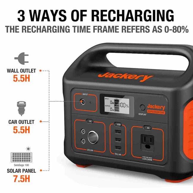 Jackery Explorer 500 Portable Power Station - Off Grid Stores