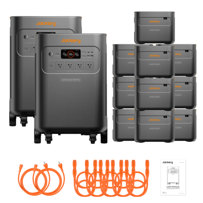 Jackery Explorer 5000 Plus Double Kit + Battery Pack 5000 Plus - Off Grid Stores