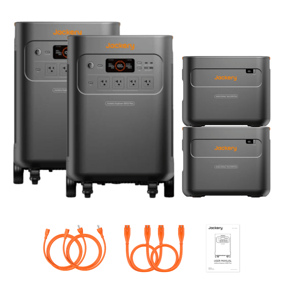 Jackery Explorer 5000 Plus Double Kit (10kWh) - Off Grid Stores