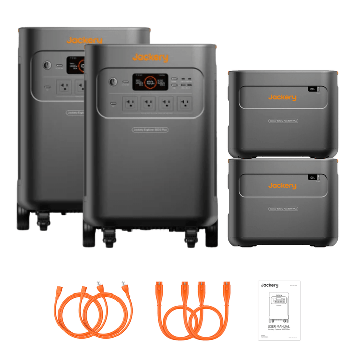 Jackery Explorer 5000 Plus Double Kit + Battery Pack 5000 Plus - Off Grid Stores