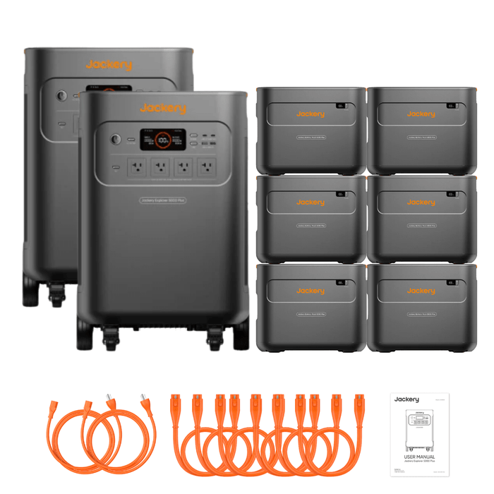 Jackery Explorer 5000 Plus Double Kit + Battery Pack 5000 Plus - Off Grid Stores