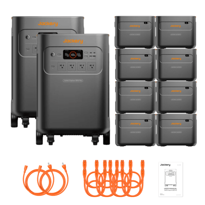 Jackery Explorer 5000 Plus Double Kit + Battery Pack 5000 Plus - Off Grid Stores