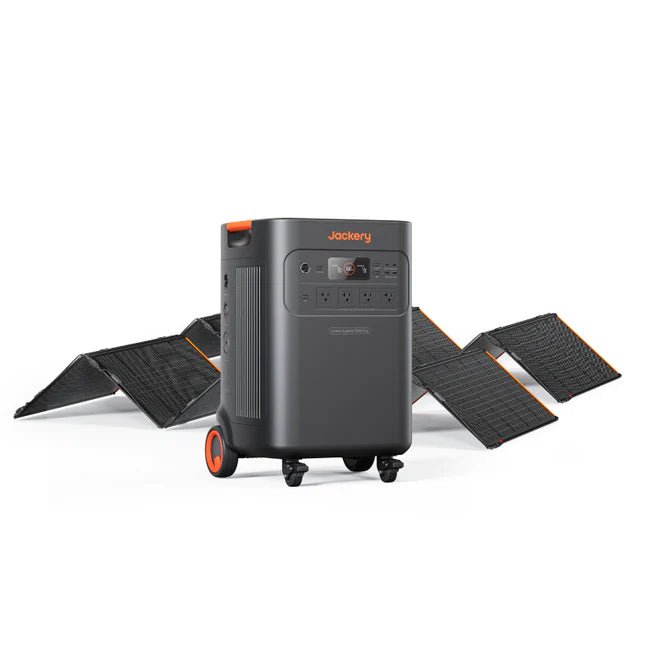 Generator Plus Grid Jackery Explorer 5000 Plus Solar Generator + 2 x SolarSaga 500 X - Off ...