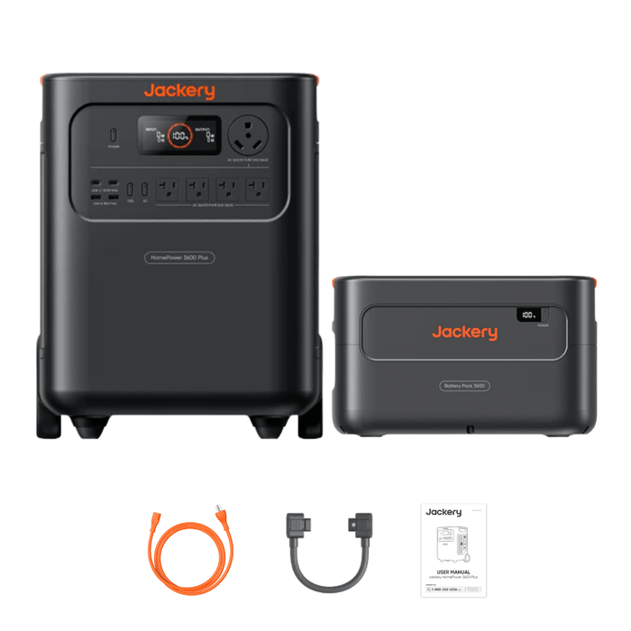 Jackery HomePower 3600 Plus Power Station + Battery Pack 3600 - Off Grid Stores