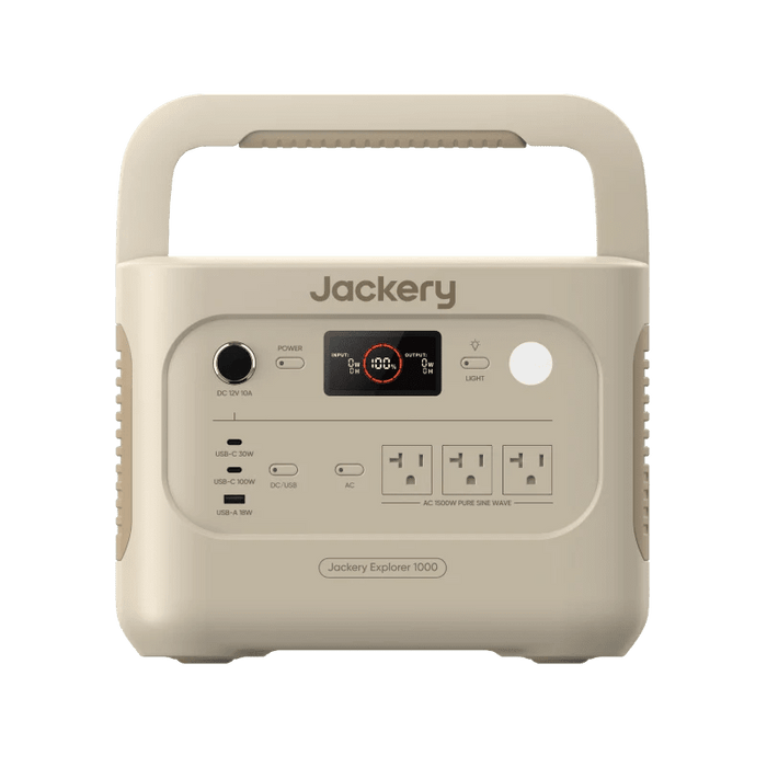 Jackery Explorer 1000 V2 Solar Generator + SolarSaga 200W Portable Solar Panel - Off Grid Stores