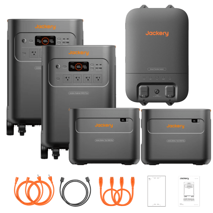 Jackery Whole - Home Backup Kit 5000 Plus (20kWh) - Off Grid Stores