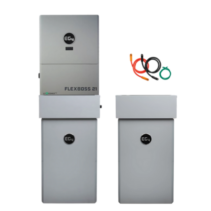 EG4 48V PowerPro LiFePO4 Battery (14.3kWh-85.8kWh) + FlexBOSS21 16kw 48V Split Phase AC Hybrid Inverter