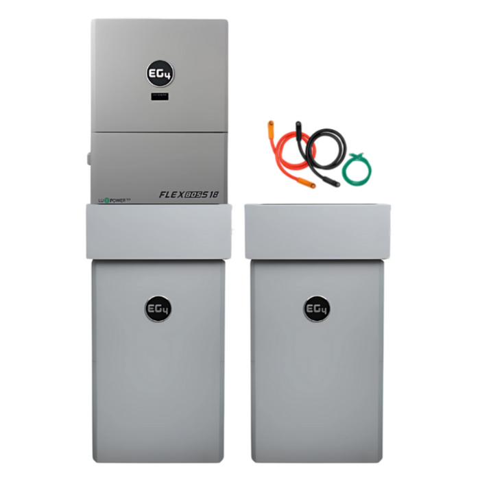 EG4 48V PowerPro LiFePO4 Battery (14.3kWh-85.8kWh) + FlexBoss18 13kW 48V Split Phase AC Hybrid Inverter