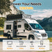 ECO-WORTHY 12V 100Ah Lithium Iron Phosphate Battery With Bluetooth And Low-Temperature Protection - Off Grid Stores