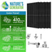 Natures Generator 10 x 410 Watt Monocrystalline Solar Panel With Solar Panel Mount Rack - Off Grid Stores