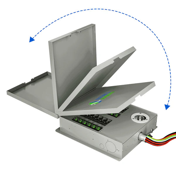 Natures Generator 12-Circuit 120/240V 30A Non-Automatic Power Transfer Switch + 30A Inlet Box