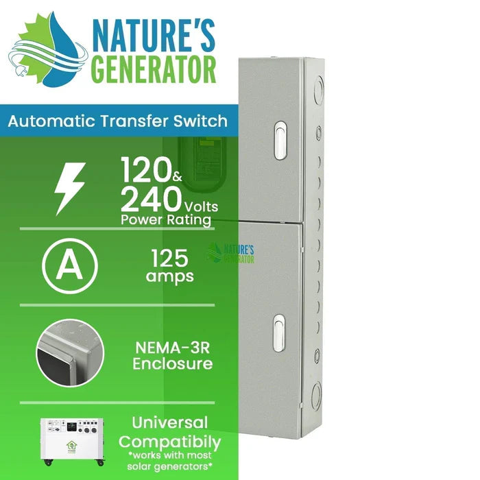 Natures Generator 125A Automatic Transfer Switch