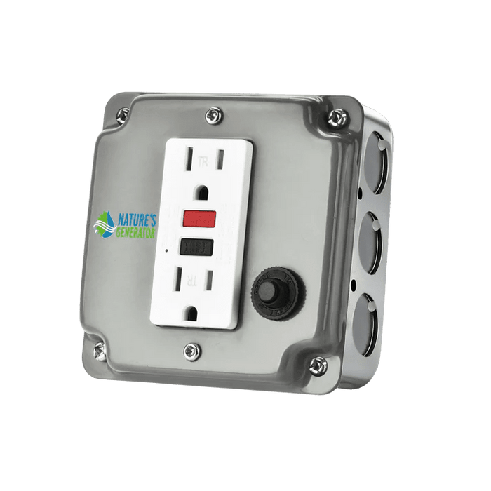 Natures Generator 15A GFCI Power Outlet Box - Off Grid Stores