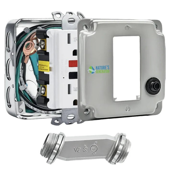Natures Generator 15A GFCI Power Outlet Box - Off Grid Stores