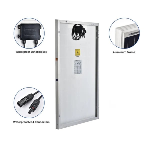 Natures Generator 2 x 100W Monocrystalline Power Panel - Off Grid Stores