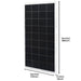Natures Generator 2 x 100W Monocrystalline Power Panel - Off Grid Stores