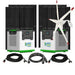 Natures Generator 2 x Lithium 3600 With 4 x 410W Monocrystalline Solar Panel + Wind Turbine (240V/7.2kW) - Off Grid Stores