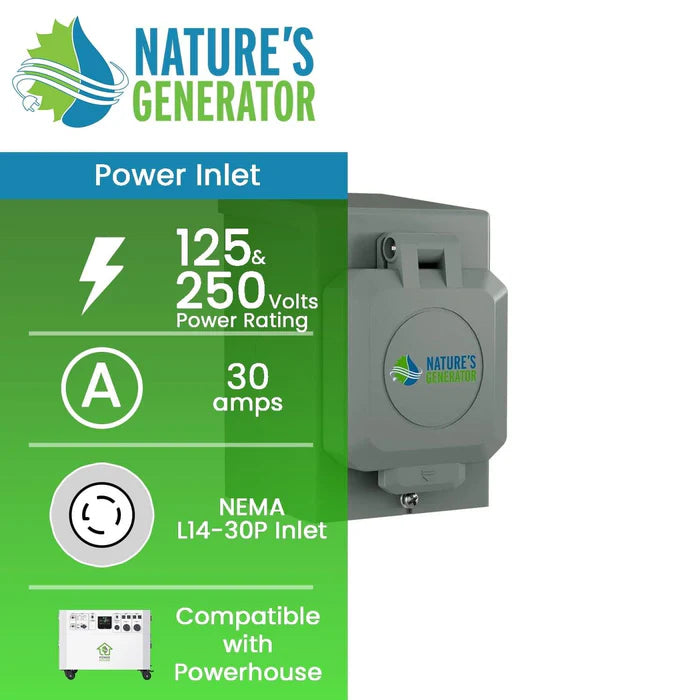 Natures Generator 30A Power Inlet Box