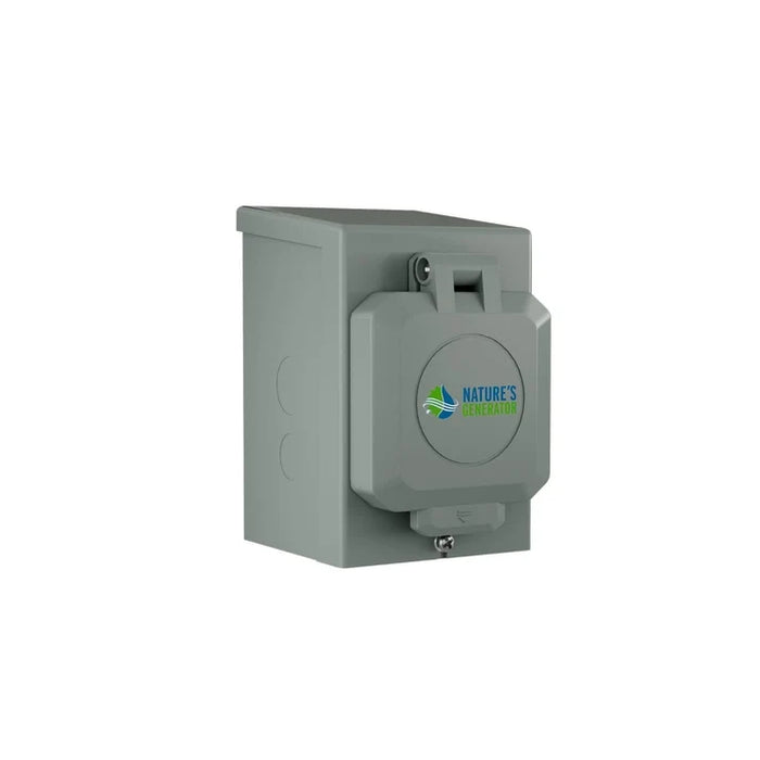 Natures Generator 30A Power Inlet Box + 10ft Power Cord