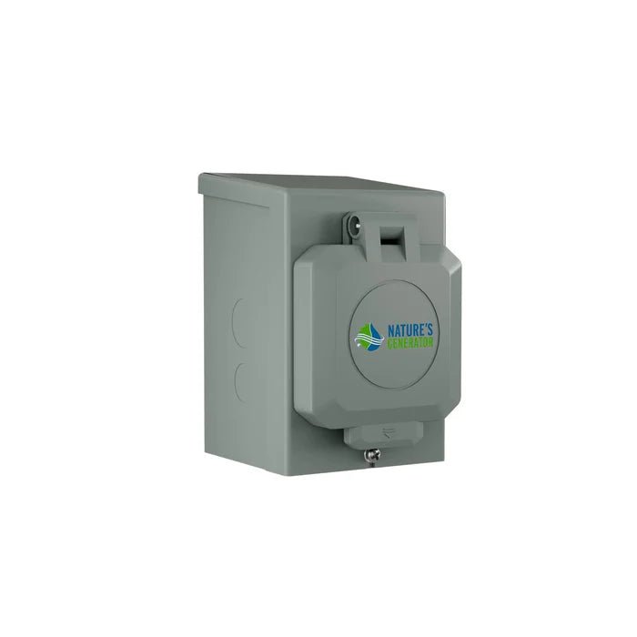 Natures Generator 30A Power Inlet Box - Off Grid Stores