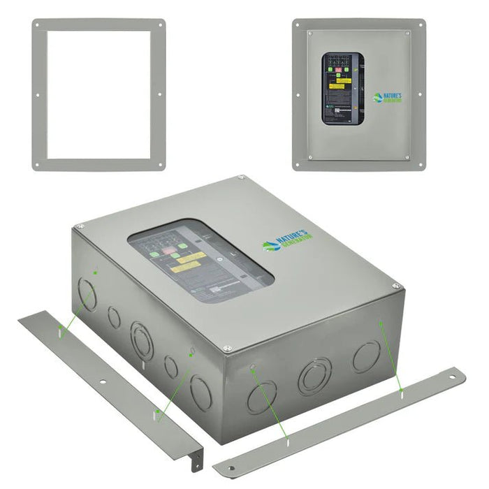 Natures Generator 50A Compact Automatic Transfer Switch Flush Mount - Off Grid Stores