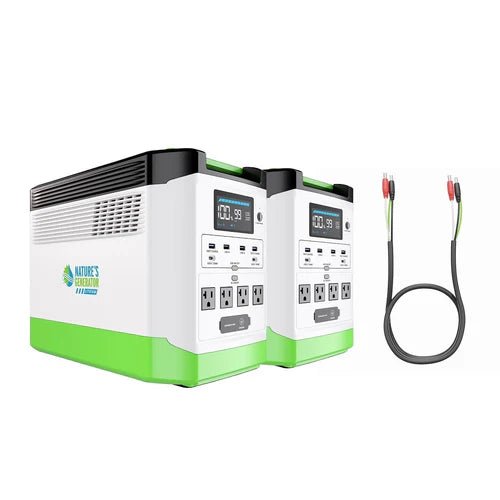 Natures Generator Lithium 1800 Combo - Off Grid Stores