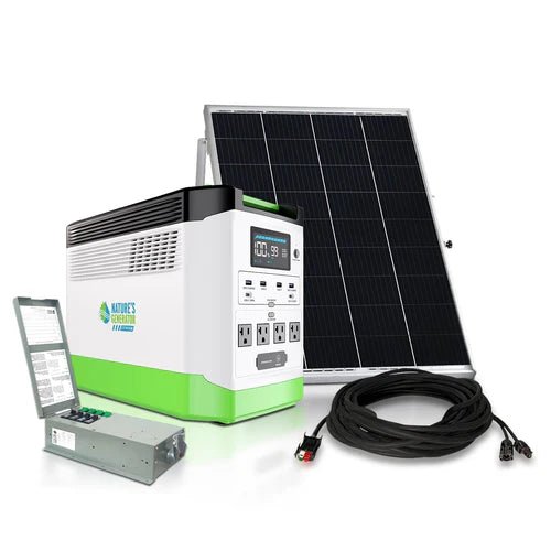 Natures Generator Lithium 1800 Gold PE - Off Grid Stores