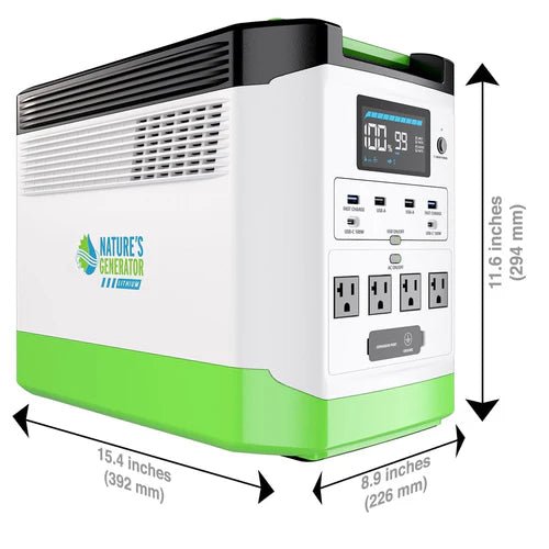Natures Generator Lithium 1800 Gold WE - Off Grid Stores