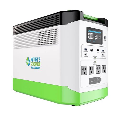 Natures Generator Lithium 1800 Platinum PE - Off Grid Stores