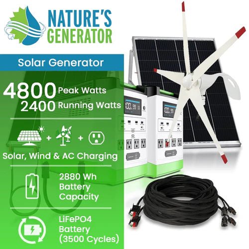 Natures Generator Lithium 1800 Platinum WE - Off Grid Stores