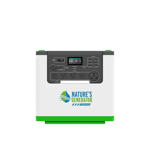 Natures Generator Lithium 3600 Power Station (3600W/3072Wh) - Off Grid Stores