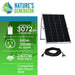 Natures Generator Lithium 3600 Solar Generator With 2 x 100W Monocrystalline Solar Panel - Off Grid Stores