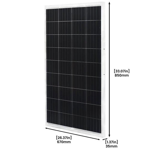 Natures Generator Lithium 3600 Solar Generator With 2 x 100W Monocrystalline Solar Panel - Off Grid Stores