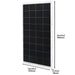 Natures Generator Lithium 3600 Solar Generator With 2 x 100W Monocrystalline Solar Panel - Off Grid Stores