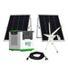 Natures Generator Lithium 3600 With 2 x 100W Monocrystalline Solar Panel + Wind Turbine - Off Grid Stores