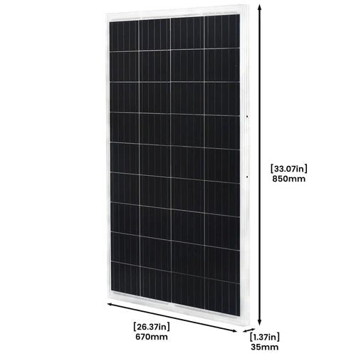 Natures Generator Lithium 3600 With Power Pod + 4 x 100W Monocrystalline Solar Panel + Wind Turbine - Off Grid Stores