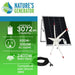 Natures Generator Lithium 3600 With Power Pod + 4 x 100W Monocrystalline Solar Panel + Wind Turbine - Off Grid Stores