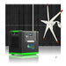 Natures Generator Lithium 6000 Solar Generator With 410W Rigid Solar Panels + Wind Turbine - Off Grid Stores