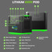 Natures Generator Lithium 6000 Solar Generator With 410W Rigid Solar Panels + Wind Turbine - Off Grid Stores